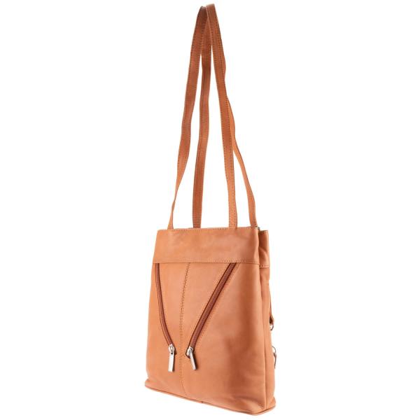 ALPENLEDER | Damen-Handtasche  MACHU PICCHU (naturbraun) 4717-n